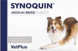 SYNOQUIN EFA Medium Breed táplálékkiegészítő 10-25 kg közötti kutyák részére 30 db.